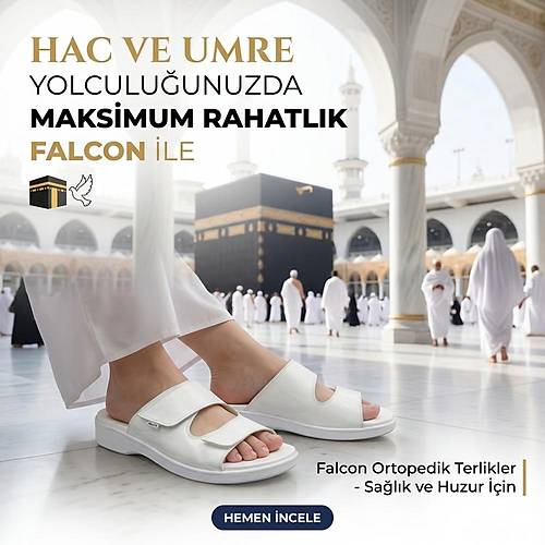 Bayan Hac ve Umre Terli�i Beyaz ORT07B