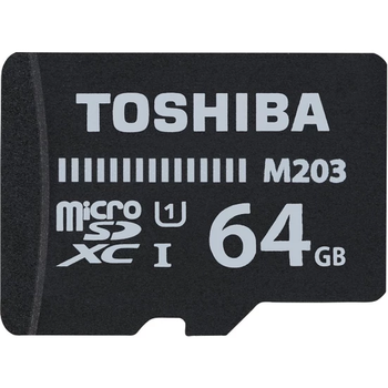 Toshiba 64GB Micro SDHC UHS-1 C10 THN-M203K0640EA