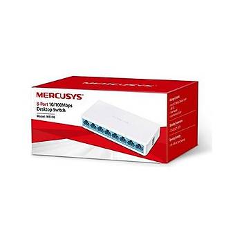 Mercusys MS108 8-Port 10/100Mbps Tak Ve Kullan Switch