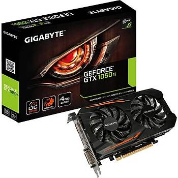 Gigabyte Nvidia GeForce GTX 1050 Ti 4G OC 128Bit GDDR5 (DX12) PCI-E 3.0 Ekran Kartý