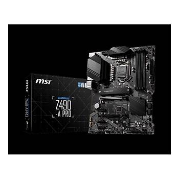 MSI Z490-A PRO DDR4 5000MHZ 1XHDMI 1XDP 2XM.2USB 3.2 ATX 1200P
