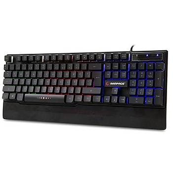 RAMPAGE KB-R66 Q GKKUAI AYDINLATMALI GAMING USB KABLOLU KLAVYE