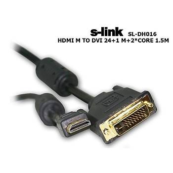 S-link SL-DH016 DVI(24+1)M TO HDMI 1.8m Kablo