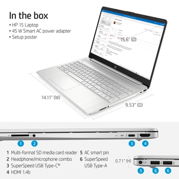 HP 15-DY2791WM 8GB 256GB SSD 3 ENG KEYBOARD