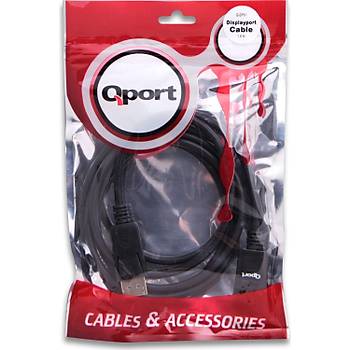 QPort Q-DP01 Display Port 1,8M Kablo