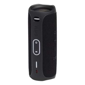 JBL Flip 5 Portable Speaker, 12 Hours Playtime, IPX7 Waterproof, Bluetooth 4.2, Rechargable 20W RMS, Midnight Black