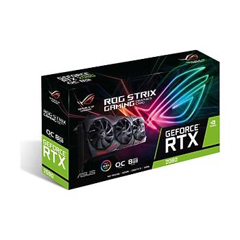 Asus ROG Strix GeForce RTX 2080 8GB OC 256Bit GDDR6 DX12 PCI-E 3.0 Ekran Kartý