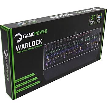 Gamepower Warlock Kýrmýzý Switch Mekanik Klavye
