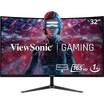 VIEWSONIC VX3218-PC-MHD 1MS 165MHZ 2XHDMI 1XDP FHD 1920X1080 HOPARLR CURVEDV ESA SYAH GAMING