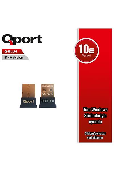 Qport Q-BLU4 Bluetooth 4.0 Adaptr