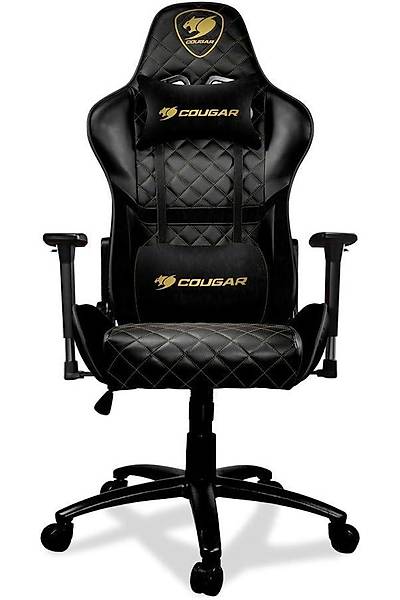 Cougar Cgr-Armor One Royal siyah oyuncu koltuu