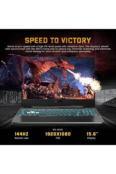ASUS TUF GAMING FA507NUR-LP036 RYZEN 7 7435HS 16GB/512  RTX4050 TR KLAVYE