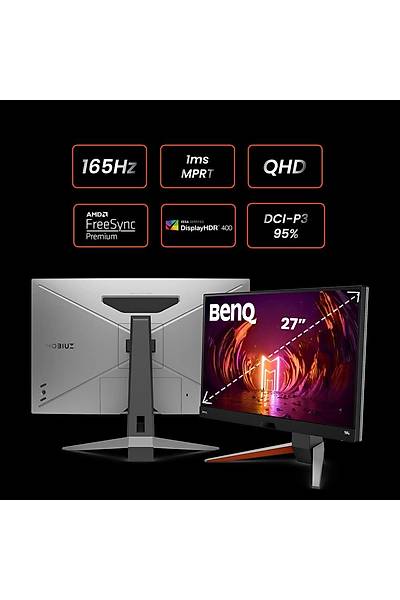 27 BENQ MOBIUZ EX2710Q 1MS 165HZ 2K IPS HDR10 FREE SYNCGAMING MONITOR