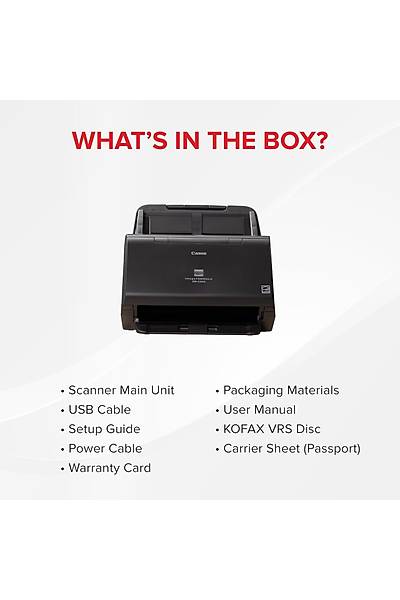 CANON DR-C240 HIZLI D�K�MAN TARAYICI 45 SYF/DK