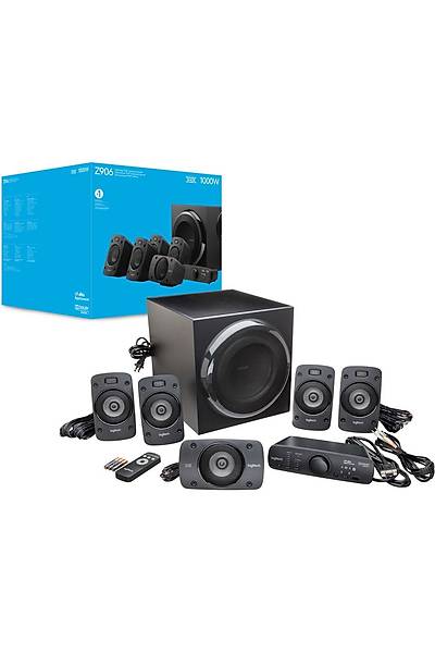 LOGITECH Z906 500W 5+1 SURROUND SES HOPARLR SYAH 980-000468