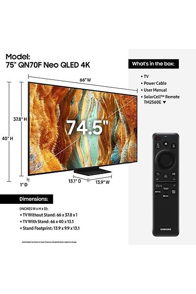 SAMSUNG QE75QN70F 75