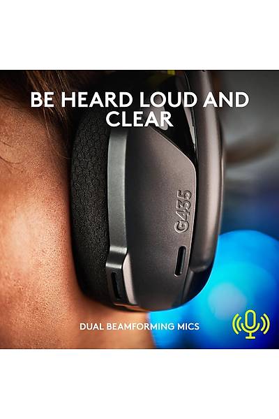 Logitech G435 Ultra-light Wireless Bluetooth Gaming Headset - Black