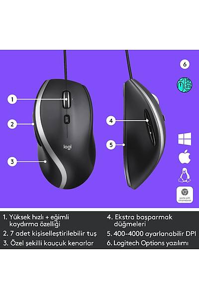LOGITECH M500S LASER SiYAH MOUSE 910-005784