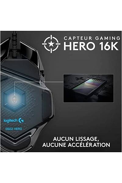 LOGITECH G G502 HERO HGH OYUNCU MOUSE 910-005471