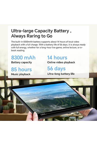 Honor Pad X8a 2.4Ghz 4Gb 128Gb 11''-Android Tablet