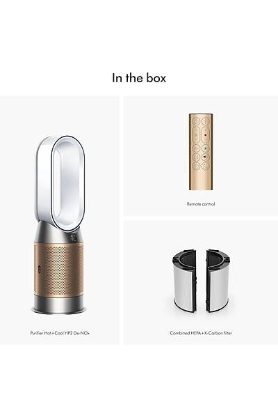 Dyson Purifier Hot+Cool HP2 De-NOx Istc zellikli Hava Temizleyici (Beyaz/Altn)