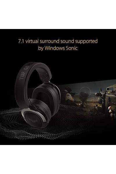 ASUS TUF GAMING H3 GUN METAL 7.1 3.5MM KULAKLIK