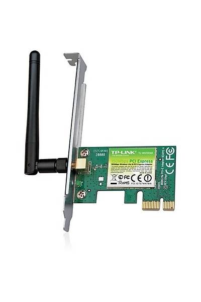 TP-LINK TL-WN781ND 150 Mbps N Kablosuz 2dBi Deitirilebilir Antenli WPS Destekli Low Profile PCI Express Adaptr