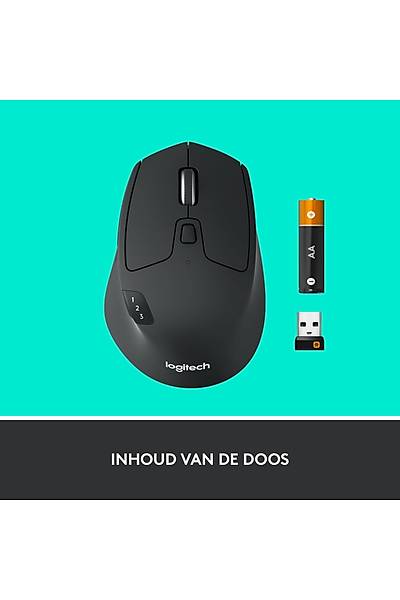 Logitech M720 Triathlon Optik Kablosuz USB Mouse Siyah 910-004791