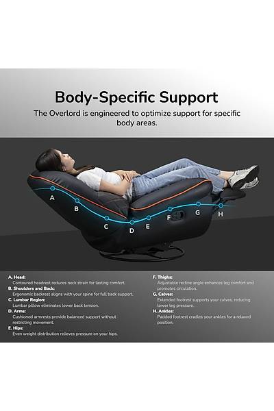COUGAR CGR-OVL-ORB OVERLORD GAMING CHAIR