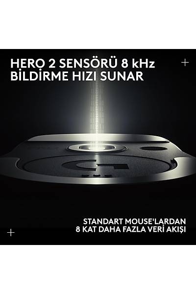 Logitech G Pro X Superlight 2 Dex Lightspeed Hero 2 910-007358 Siyah