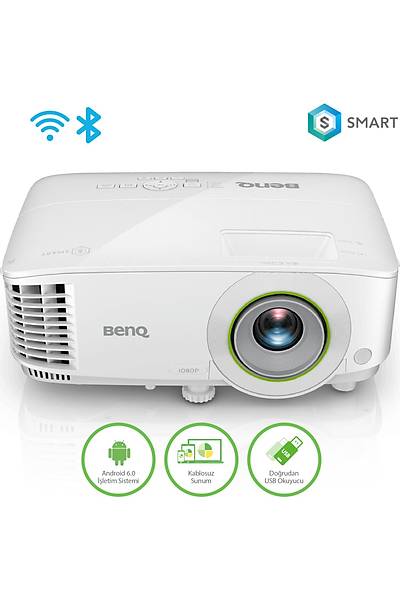BENQ EX600 3600 ANS 1024X768 XGA HDMI VGA USB WIFI ANDROID SMART DLPPROJEKSIYON