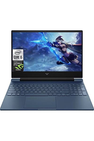 HP Victus 15 FA1093DX I5-13420H 8GB RAM 512GB SSD RTX3050 15.6 FHD144Hz Gaming Notebook Blue