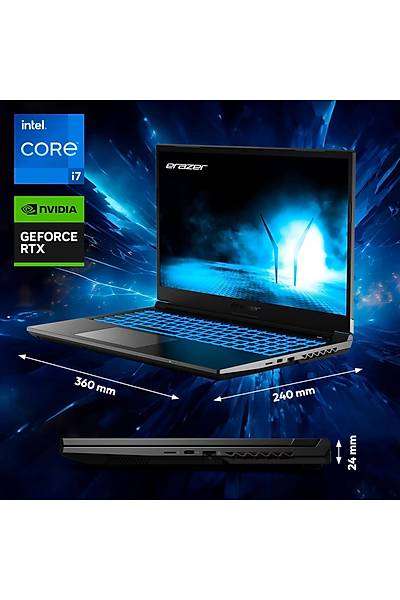 ERAZER Crawler E50i MD600013 i7-12650H 16GB 512GB RTX4050 15.6