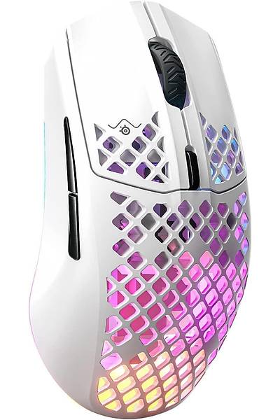 STEELSERIES-PCK AEROX 3 SNOW (2022) ULTRA HAFF 59G. TRUEMOVE CORESENSR KABLOLU MOUSE