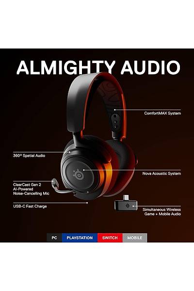 STEELSER�ES SSH61553 ARCT�S NOVA 7 KULAKLIK