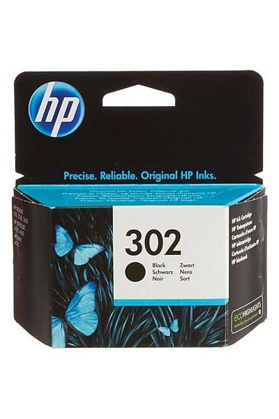 Hp 302 Siyah Mrekkep Kartuu F6U66Ae