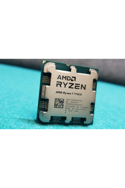 AMD RYZEN 7700X 4.5GHZ 40MB 105W AM5 BOX(FANSIZ, KUTULU)