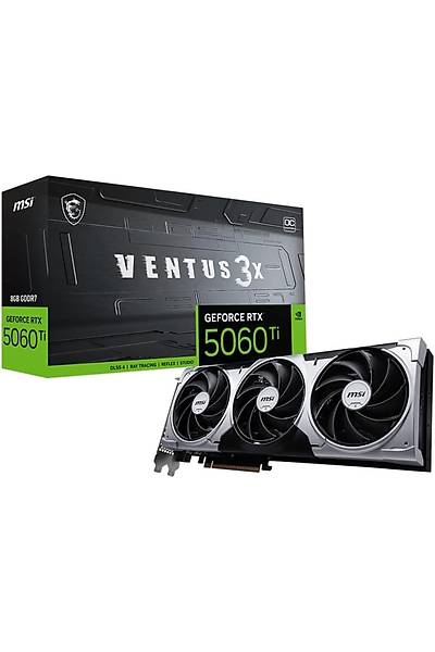 MSI VGA GEFORCE RTX 5060 TI 8G VENTUS 3X OC 8GB GDDR7 128B DX12