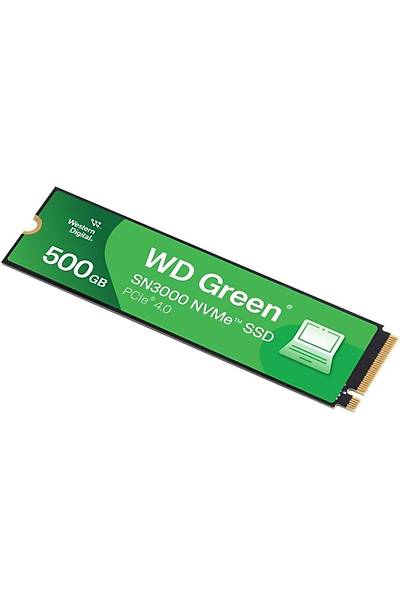WD 500GB Green SN3000 SSD m.2 NVMe WDS500G4G0E