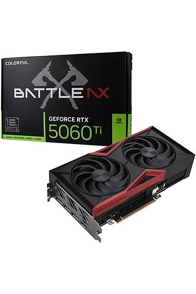 COLORFUL Battle AX RTX 5060 Ti 16GB GDDR7 128Bit (NB DUO 16GB-V) Ekran Kart�