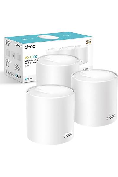 TP-Link Deco X10 3P AX1500 Mesh Wi-Fi6 (��l�) Paket