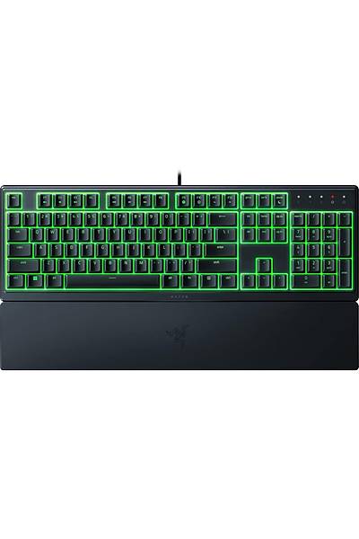 Razer Ornata V3 X - D���k Profilli Oyun Klavyesi (Sessiz Membran Anahtarlar, S�v� D�k�lmesine Dayan�kl� Tasar�m, Ergonomik Bilek Deste�) TR D�zeni | Siyah