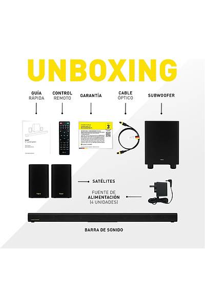 Thonet & Vander Rein 200W 5.1 Kanal 200 W Soundbar