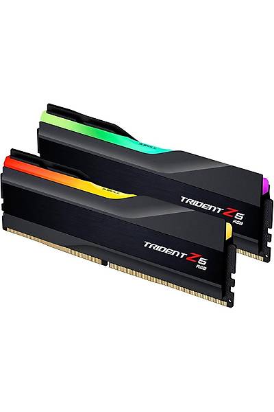 Gskill Trident Z5 Siyah 64GB (2x32GB) DDR5 6400Mhz CL32 DUAL F5-6400J3239G32GX2-TZ5RK