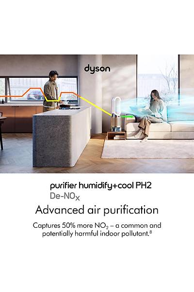 DYSON Purifier Humidify+Cool PH2 De-Nox Nemlendirme �zellikli Hava Temizleme Cihaz�