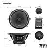 Recoil Echopro RD-365 16.5 cm 3 Yollu Komponent Tak�m� | 80W RMS / 160W Peak | SPLHIFI