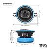 Recoil Echo RCX-35 8.8 cm 2 Yollu Koaksiyel Hoparl�r | 40W RMS / 80W Peak | SPLHIFI