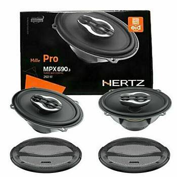 Hertz Mille Pro Mpx 690.3 Pro 6x9cm Oval Hoparlr Splhifi