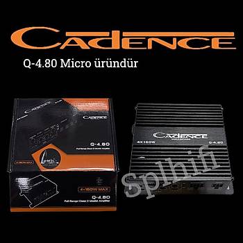 Cadence Q - 4.80 4 Kanal Micro Amfi