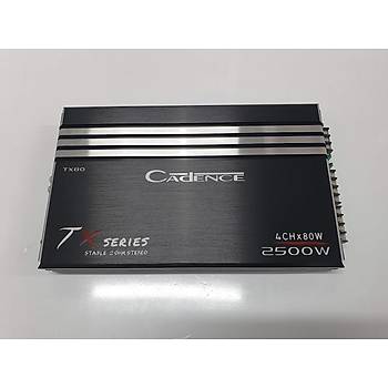 Cadence tx80 2500watt 4kanal amfi Splhifi